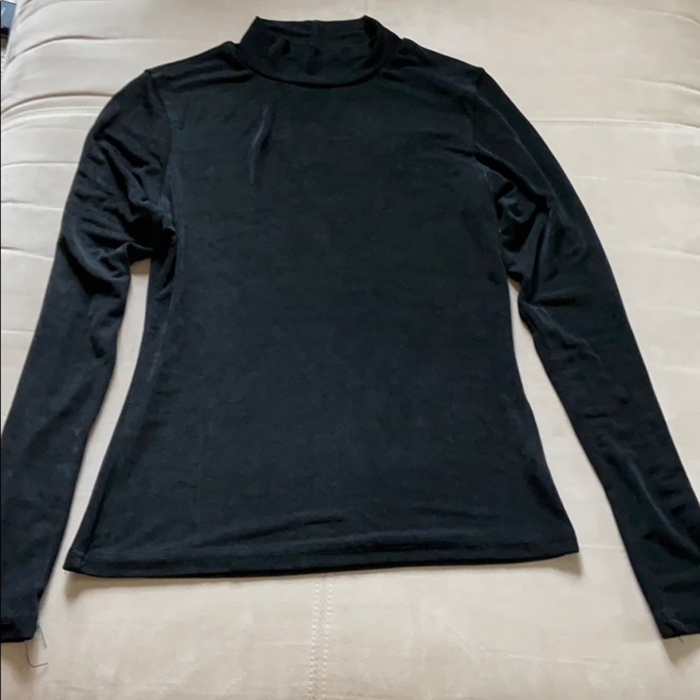 Rod’s mock turtleneck black show shirt